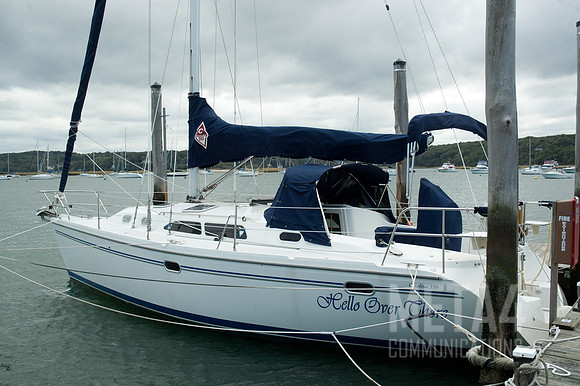 Sailing Vessel Rests in Slip