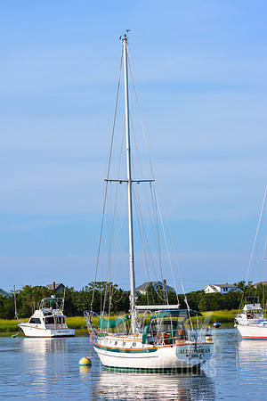 Sailng Vessel on Mooring