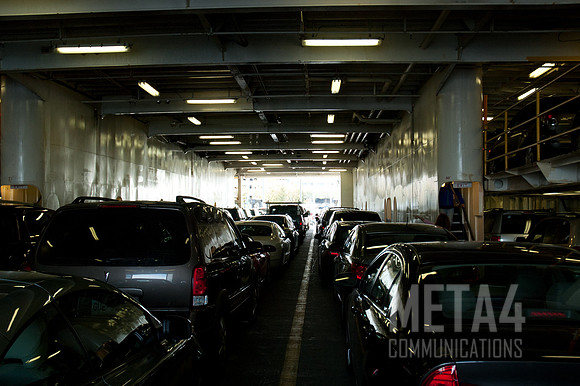 Cross Sound Ferry | Lower Vehicle Deck