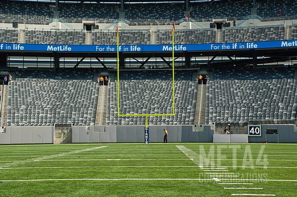 End Zone View from 50 Yardline | MetLife Stadium