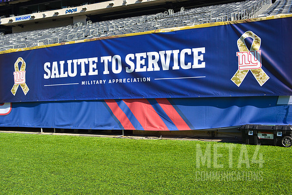 Salute to Service Banner | MetLife Stadium