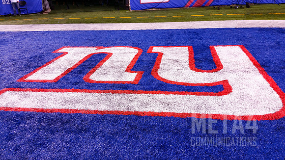 NY Giants End Zone Logo | MetLife Stadium