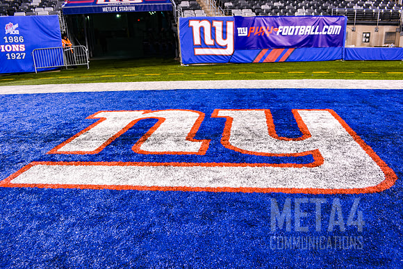 NY Giants End Zone Logo | MetLife Stadium