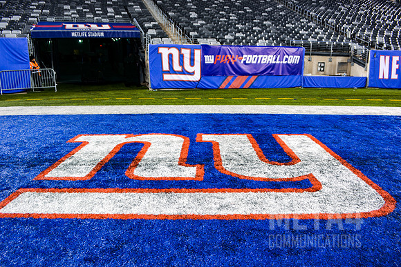 NY Giants End Zone Logo | MetLife Stadium