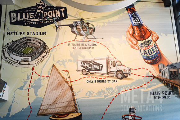 Blue Point Brewing Company Mural | MetLife Stadium
