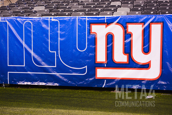 NY Giants Logo Field Banner | MetLife Stadium
