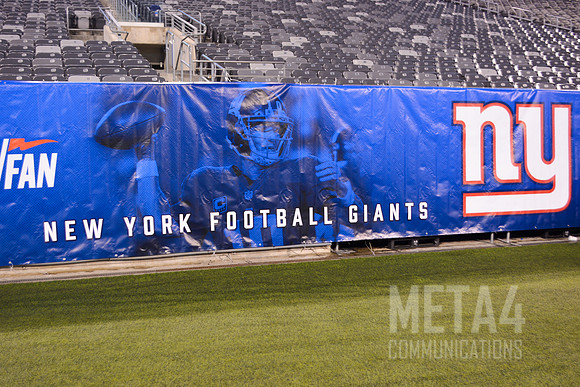 New York Footnball Giants Banner | MetLife Stadium
