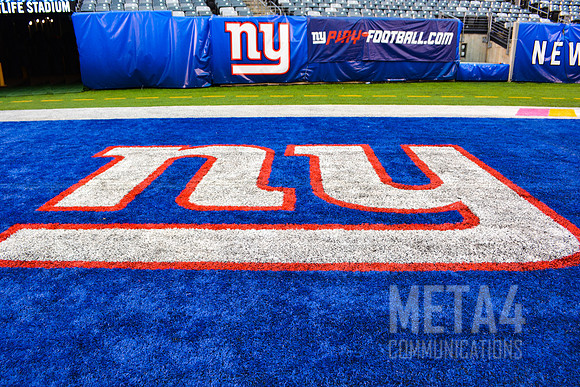 NY Giants End Zone Logo | MetLife Stadium