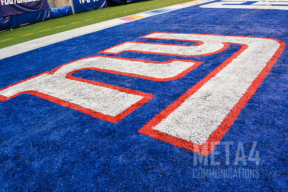 NY Giants End Zone Logo | MetLife Stadium