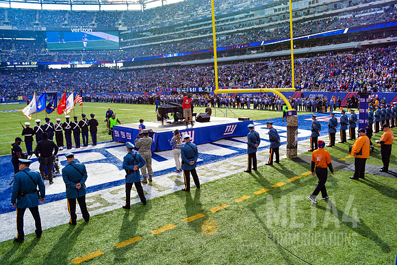 NFL Salute to Service | National Anthem at MetLife Stadium