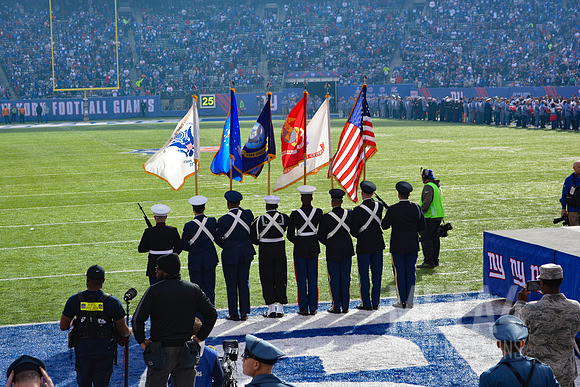 NFL Salute to Service | National Anthem at MetLife Stadium