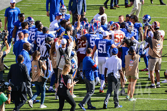 NY Giants Celebrate a Victory | MetLife Stadium