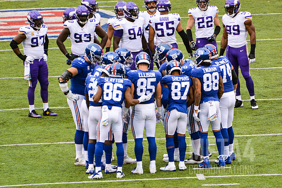 NY Giants' Offensive Huddle | MetLife Stadium