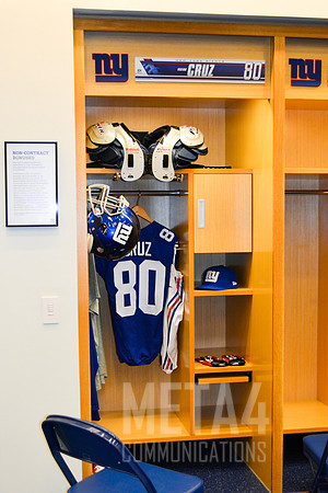 Locker of NY Giants' WR Victor Cruz | MetLife Stadium