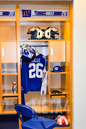 Locker of NY Giants' RB Andre Rolle | MetLife Stadium