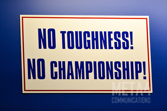 NY Giants' Locker Room Motivational Sign | MetLife Stadium