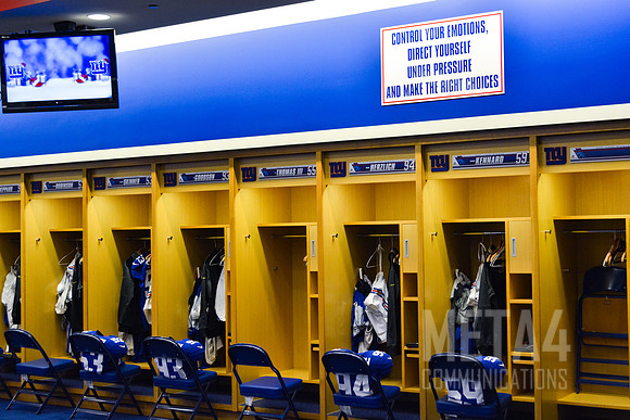 NY Giants' Locker Room | MetLife Stadium