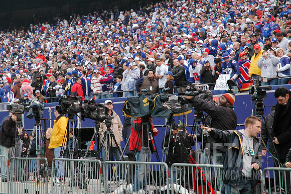 Network Television Coverage and Giants Fans | Super Bowl XLII Celebration at Giants Stadium