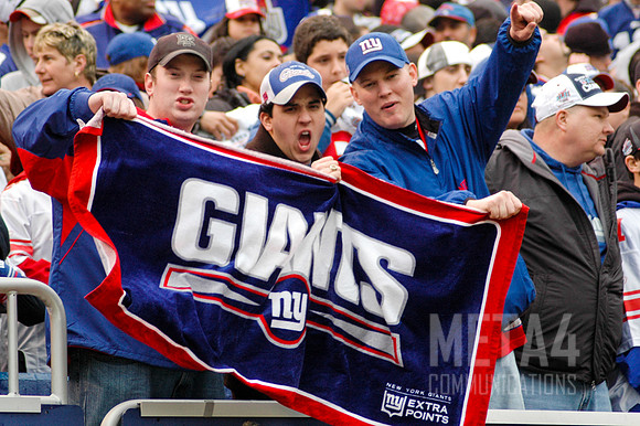 Giants Fans | Super Bowl XLII Celebration at Giants Stadium