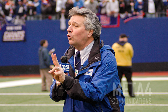 WCBS TV News Anchor | Super Bowl XLII Celebration at Giants Stadium