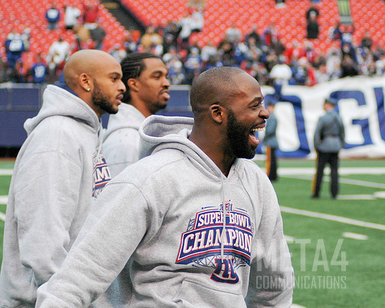 Reuben Droughns Leads the Charge! | Super Bowl XLII Celebration at Giants Stadium