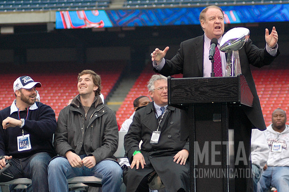 Governor Cody| Super Bowl XLII Celebration at Giants Stadium