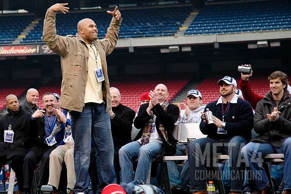 Antonio Pierce | Super Bowl XLII Celebration at Giants Stadium
