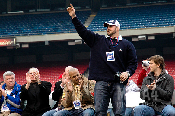Shaun O'Hara Introduced to the crowd | Super Bowl XLII Celebration at Giants Stadium