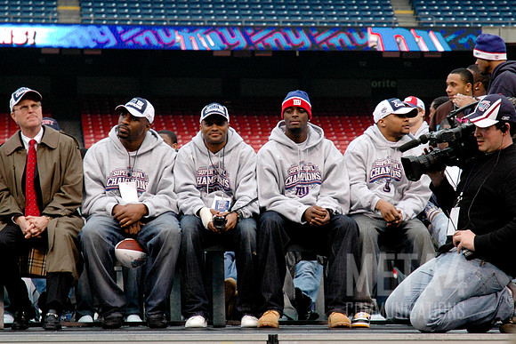 Super Bowl Champion Receivers | Super Bowl XLII Celebration at Giants Stadium