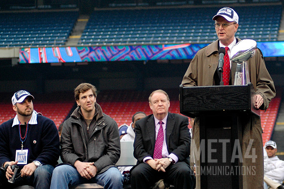 Giants Co-Owner John Mara | Super Bowl XLII Celebration at Giants Stadium