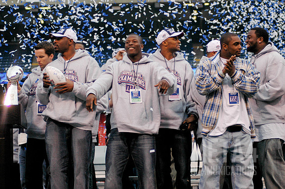 Confetti Party! | Super Bowl XLII Celebration at Giants Stadium