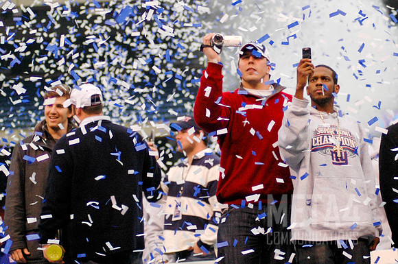 Confetti Party! | Super Bowl XLII Celebration at Giants Stadium