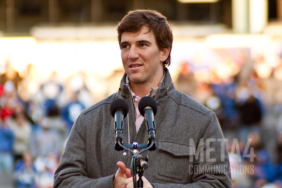 Quarterback Eli Manning | Super Bowl XLVI Celebration at MetLife Stadium