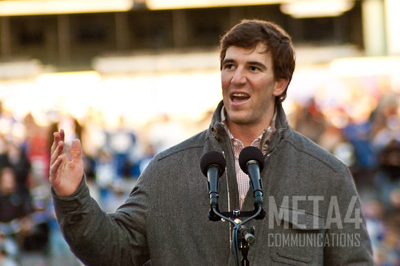 Quarterback Eli Manning | Super Bowl XLVI Celebration at MetLife Stadium