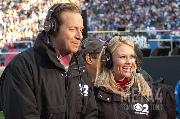 WCBS-TV News Anchors | Super Bowl LXVI Celebration at MetLife Stadium
