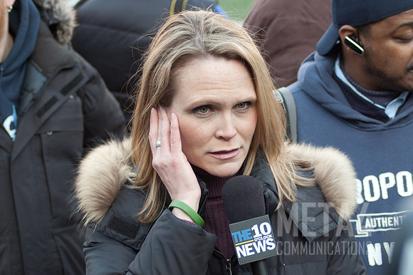WYNY News Reporter | Super Bowl LXVI Celebration at MetLife Stadium