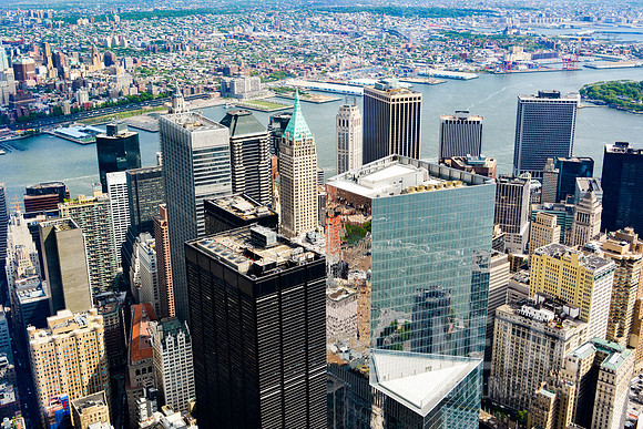 Aerial Photo of New York City Skyscrapers